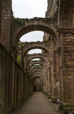 Abbey, İngiltere eski harabeler.