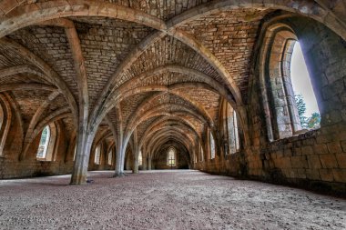 Abbey, İngiltere eski harabeler.