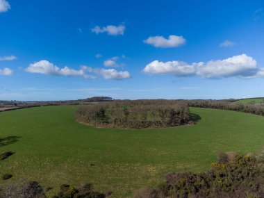 Penventinnie Demir Çağı, Truro yakınlarındaki kale, Cornwall, İngiltere, İngiltere