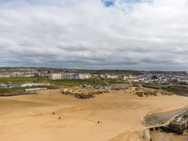 Ciudad Costera Bude Cornwall England — Foto de Stock