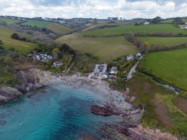 Talland Körfezi Cornwall İngiltere 
