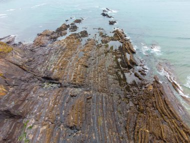 Crackington Haven Cornwall İngiltere 