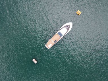 Fowey Limanı Polruan Cornwall İngiltere Hava Aracı
