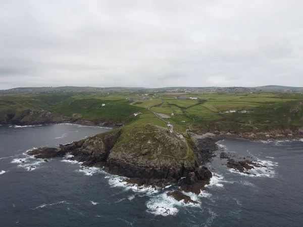 Cape Cornwall Air England Aerial Drone — Photo