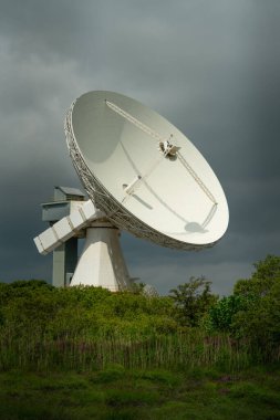Goonhilly Earth istasyonu Cornwall İngiltere 