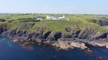 Kertenkele deniz feneri Cornwall İngiltere Birleşik Hava Aracı 