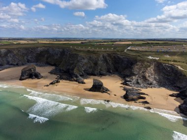 Bedruthan basamakları Mısır Duvarı İngiltere 'de 