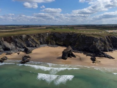 Bedruthan basamakları Mısır Duvarı İngiltere 'de 