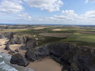 Bedruthan basamakları Mısır Duvarı İngiltere 'de 