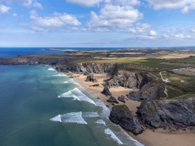 Bedruthan basamakları Mısır Duvarı İngiltere 'de 