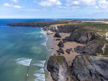 Bedruthan basamakları Mısır Duvarı İngiltere 'de 