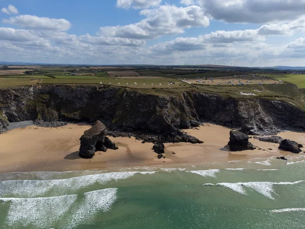 Bedruthan basamakları Mısır Duvarı İngiltere 'de 