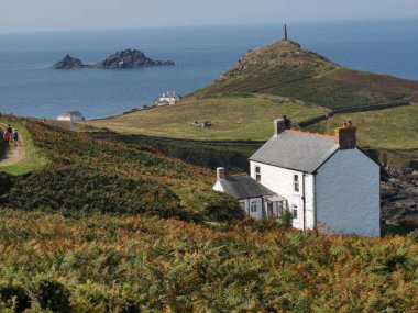 Cape Cornwall, İngiltere İngiltere ile birlikte.