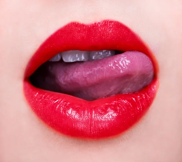 seksi kırmızı dudaklar