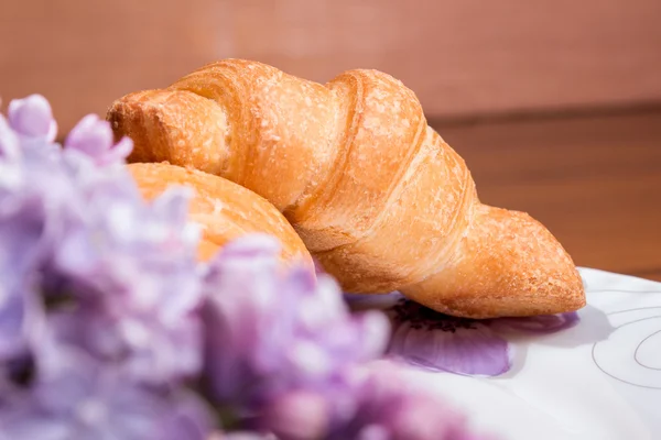 Fresh baked croissants — Stock Photo, Image