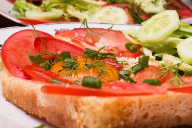 Çıtır çıtır ekmek kadar altın kahverengi yumurta