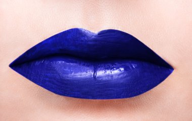 dudaklar. Makro güzellik vurdu.