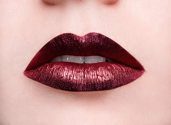 dudaklar. Makro güzellik vurdu.