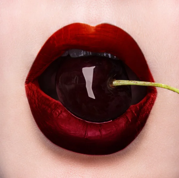 dudaklar. Makro güzellik vurdu.