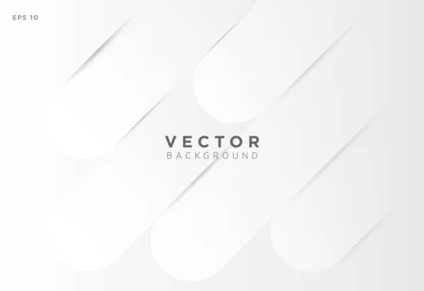 White Abstract Texture Minimal Vector Background Paper Art Can Used — Vetor de Stock