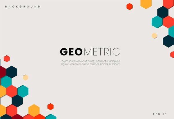 Geométrico Vector Del Triángulo Abstracto Patrón Geométrico Fondo — Vector de stock