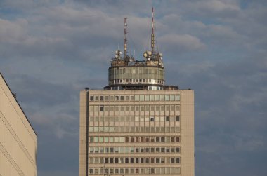 Yeni Porta Nuova bölgesi, modern bölge ve gökdelenler, Lombardy, İtalya.