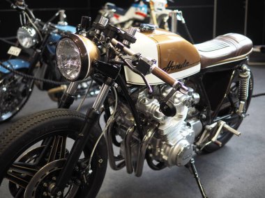 İtalya, Veneto 'da önemli bir motosiklet toplantısı olan Verona MBE fuarında motor teşhir edildi