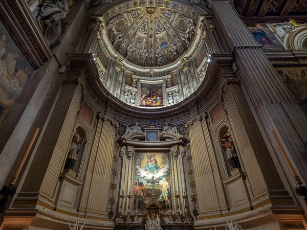 Inredning Basilica Santa Maria Maggiore Kyrkan Romansk Arkitektur Inuti Dekoration — Stockfoto