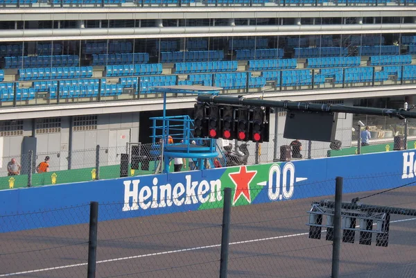 Autodromo Nazionale Monza Box View Pista Gara Situata Vicino Alla — Foto Stock