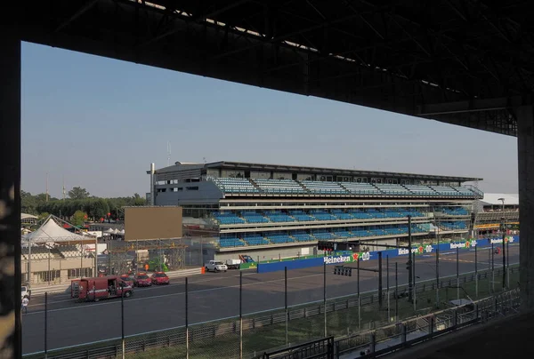 Autodromo Nazionale Monza Box View Μια Πίστα Αγώνων Που Βρίσκεται — Φωτογραφία Αρχείου