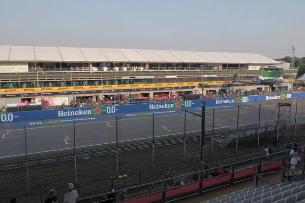 Autodromo Nazionale Monza Box View Una Pista Carreras Situada Cerca — Foto de Stock