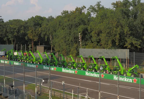 Autodromo Nazionale Monza Box View Una Pista Carreras Situada Cerca — Foto de Stock