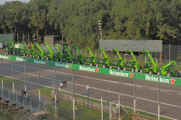 Autodromo Nazionale Monza Box View Una Pista Carreras Situada Cerca — Foto de Stock