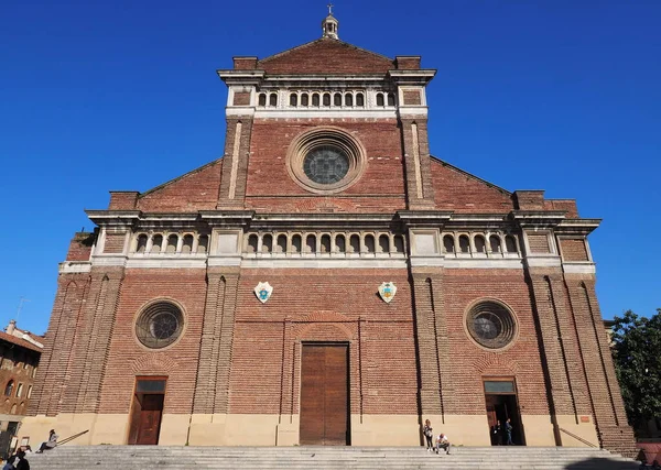 Dome Pavia Facade Lombardy Italy — Stock Photo, Image