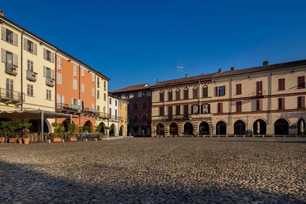 Cavour Square Vercelli Piemonte Italia — Fotografia de Stock