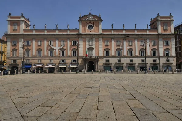 Governor Palace Piazza Dei Cavalli Piacenza Emilia Romagna Italy — Stock Photo, Image