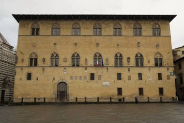 Pistoia, Toskana, İtalya 'daki Duomo Meydanı