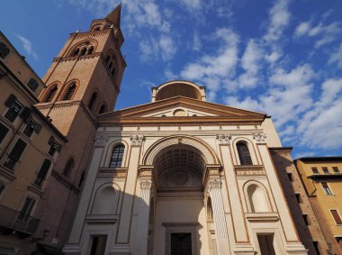 Cephe Bazilikası di Sant 'Andrea, Mantova, Lombardy, İtalya.