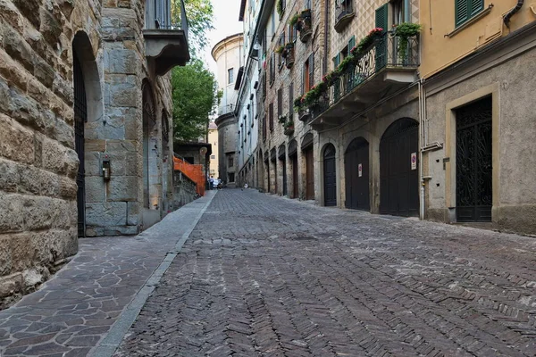 Bergamo Alta Paesaggio Urbano Lombardia Italia — Foto Stock