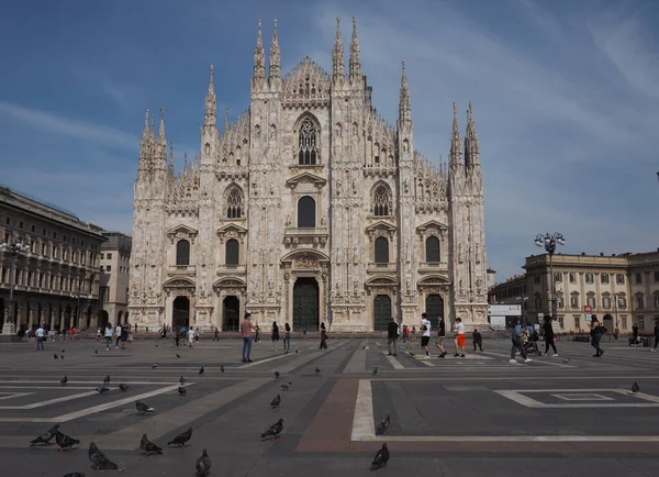 Cúpula Milão Lombardia Itália — Fotografia de Stock