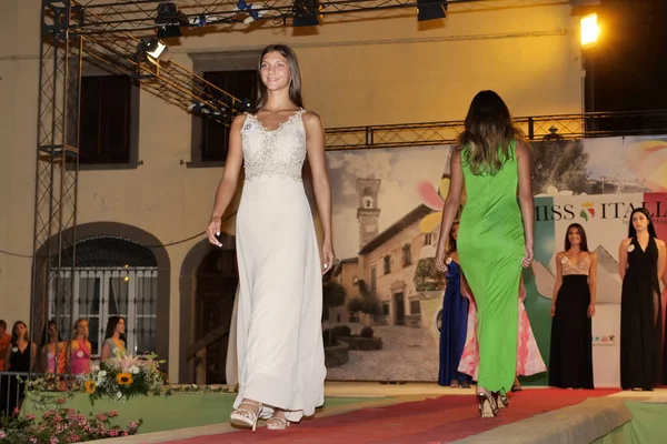 Zde První Provinční Výběr Miss Italia Lombardia Dlouhé Zastávce Pro — Stock fotografie