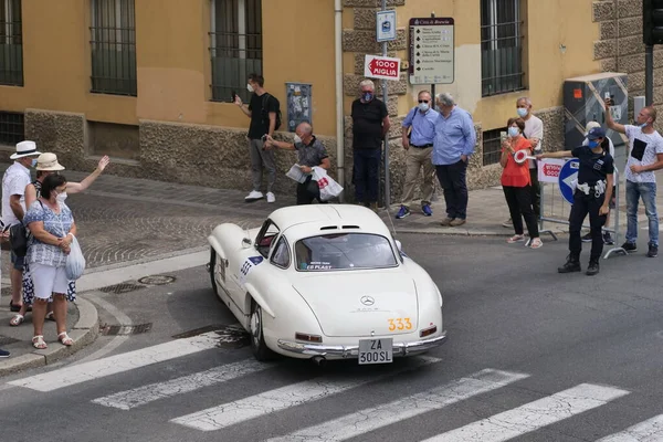 Brescia Italy June 2021 1000 Miles Annual Race Retro Vintage — Stock Photo, Image