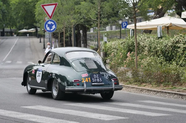 Brescia Italy June 2021 1000 Miles Annual Race Retro Vintage — Stock Photo, Image