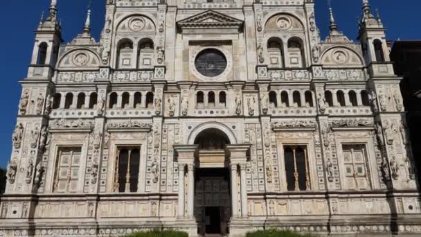 Façade Église Certosa Pavia — Video