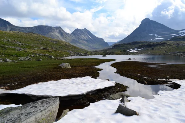 Natuur Van Scandinavische Bergen — Stockfoto