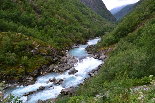 Natureza Das Montanhas Escandinavas — Fotografia de Stock