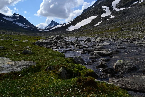 Natureza Das Montanhas Escandinavas Imagem De Stock