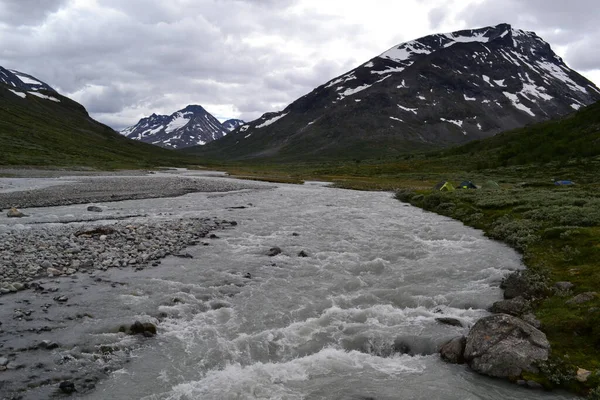 Natuur Van Scandinavische Bergen — Stockfoto