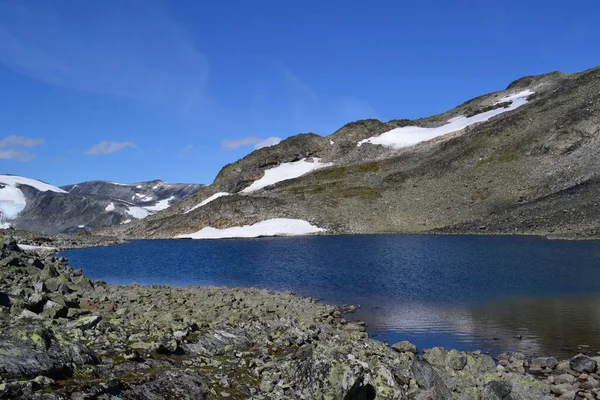 Natureza Das Montanhas Escandinavas Fotografia De Stock