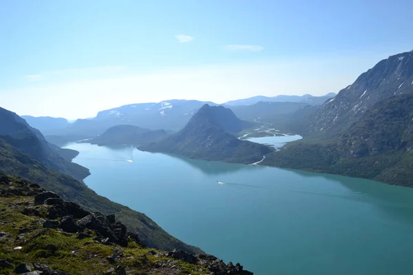Natureza Das Montanhas Escandinavas Fotografia De Stock